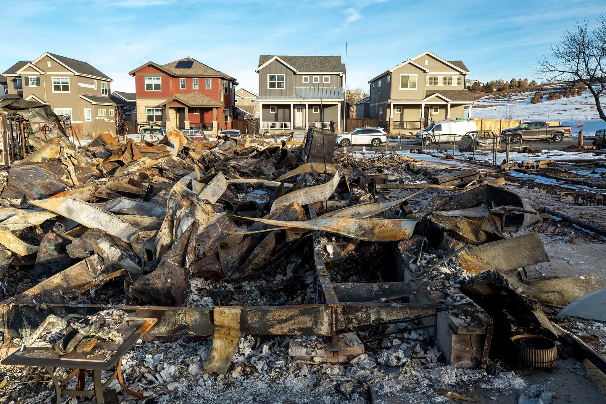 Aftermath of the Marshall Fire